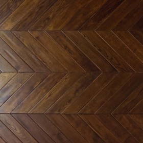 Chevron Ca' Morelli wood floor in Oak