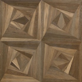 Intrecci modular geometric wood floor. Design Panels.